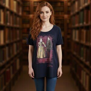 👽 Dr. Who Tenth Doctor & Queen Elizabeth Tee | S 👑